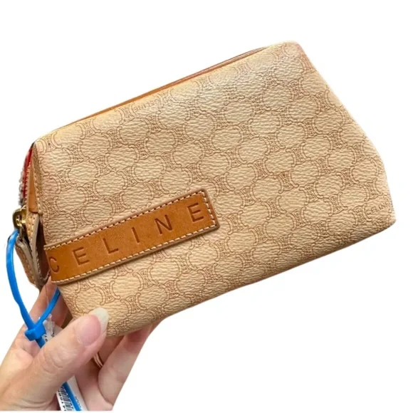 Celine Macadam Pouch Makeup Bag